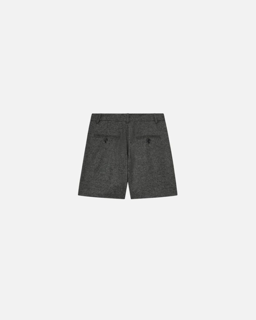 Shorts sartoriali con texture - immagine 2