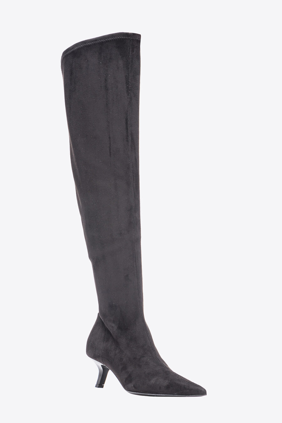 Stivali cuissard effetto suede - immagine 2