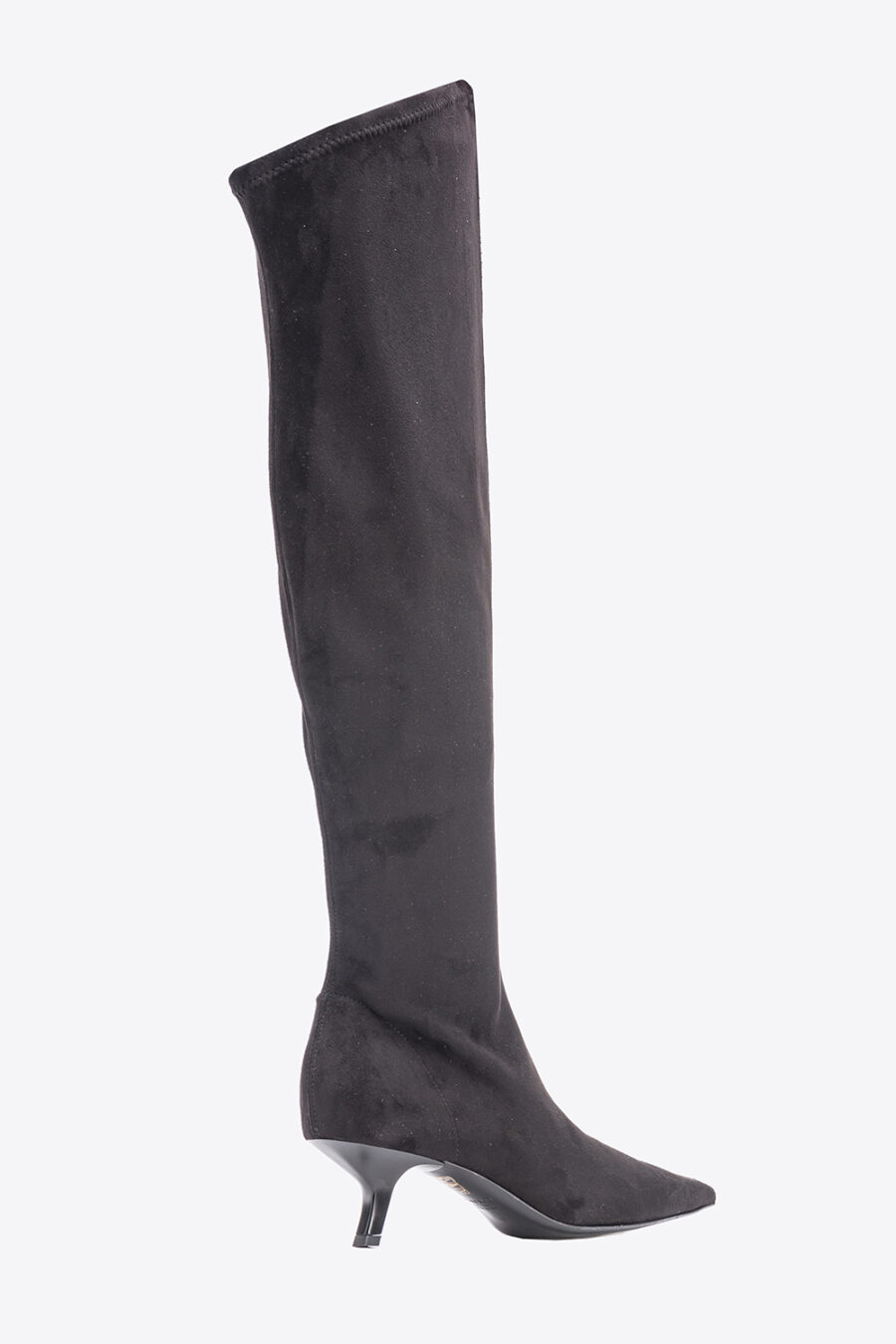 Stivali cuissard effetto suede - immagine 3