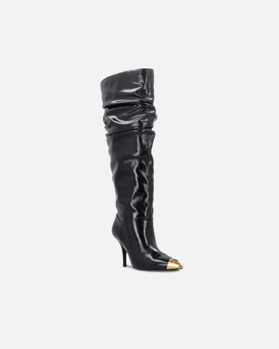 Nappa leather boots with metal toe - Image 2