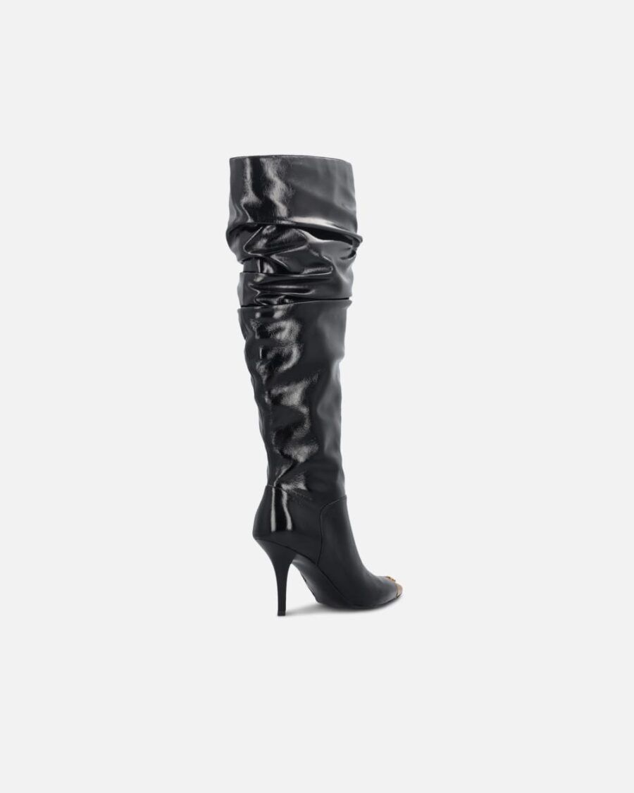 Nappa leather boots with metal toe - Image 3