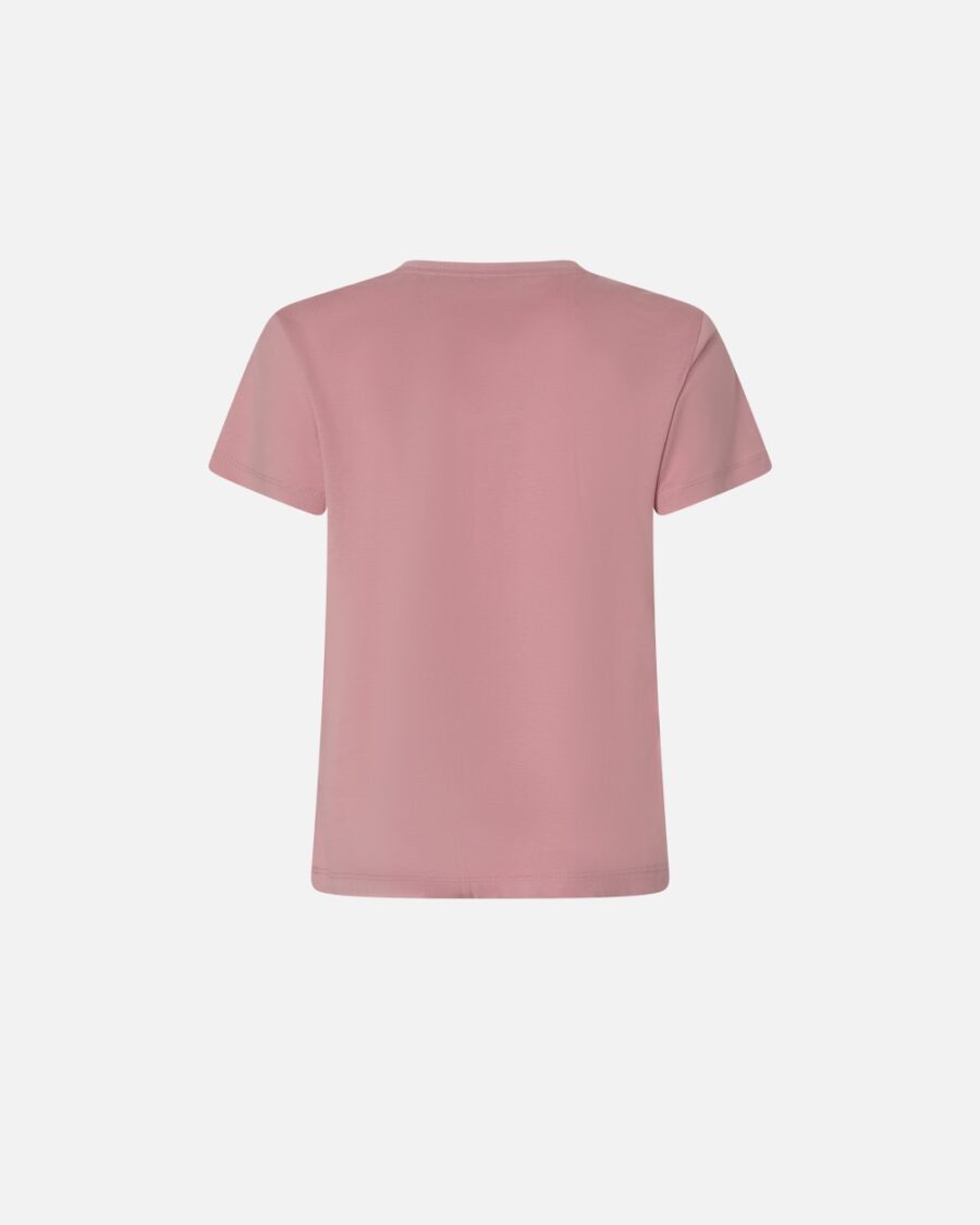 T-shirt with crystal-embroidered Love Birds logo - Image 2