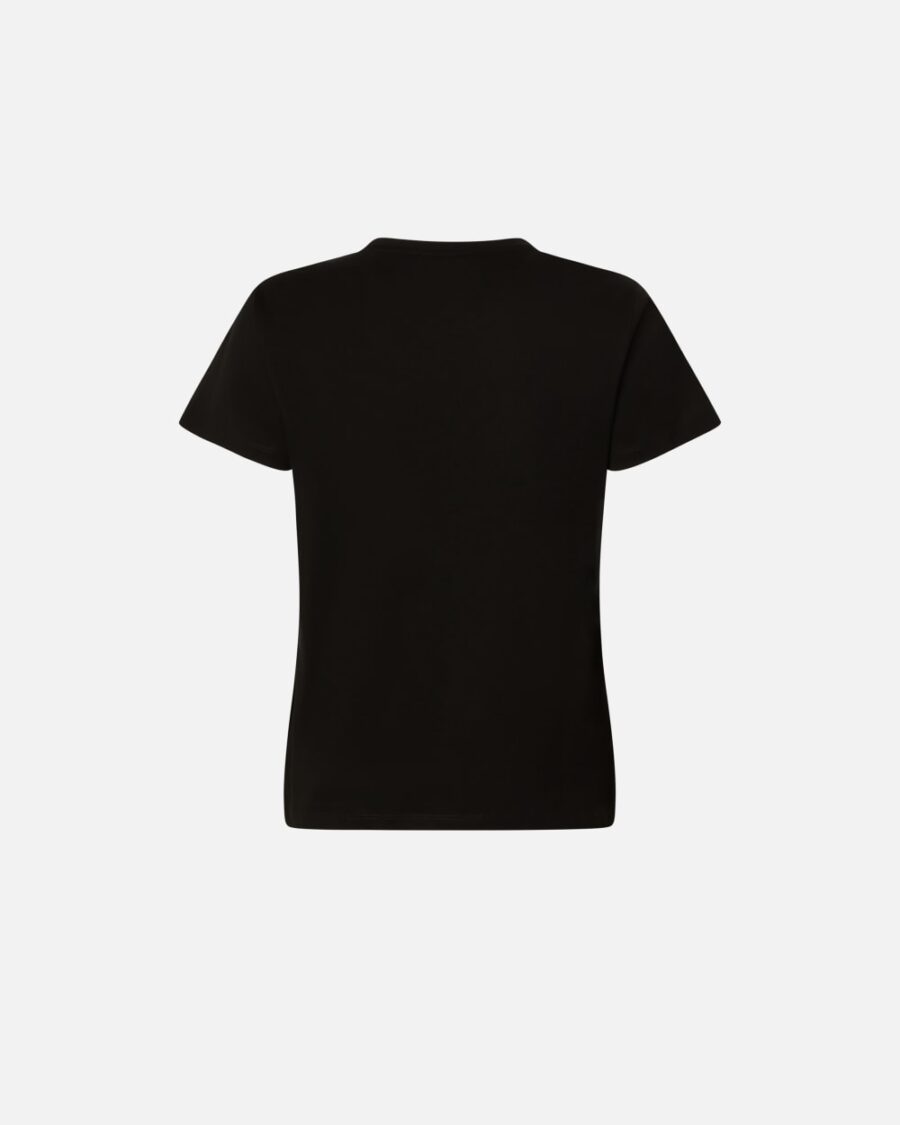 Short-sleeved T-shirt with bejewelled Love Birds embroidery - Image 2