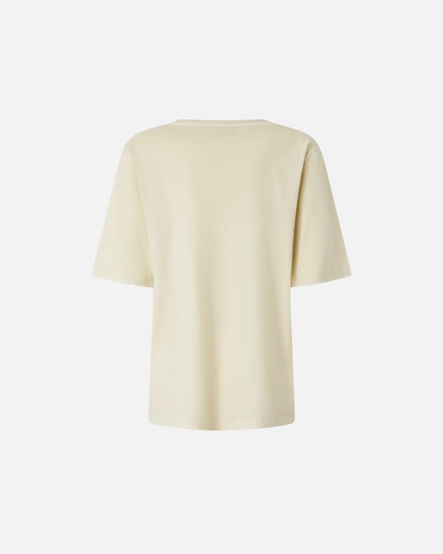 T-shirt mezze maniche con ricami gioiello - immagine 2
