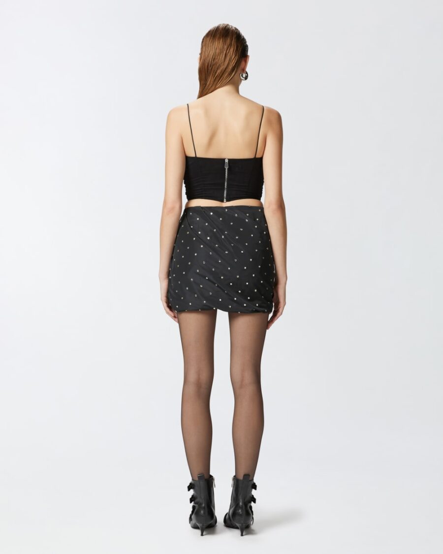 Gathered top with studs and rhinestones - Image 5