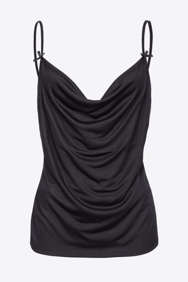 Top in jersey  nero limousine