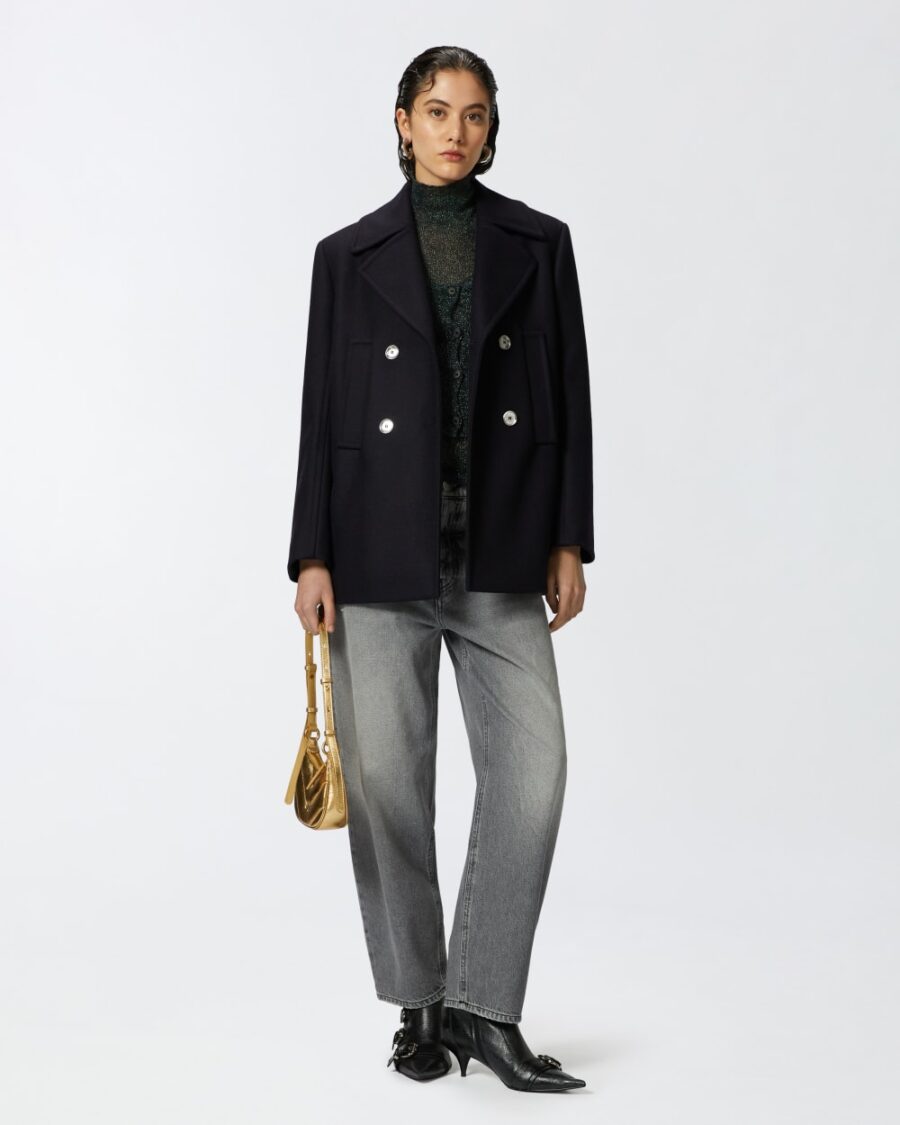 Top in mohair con collo alto lurex - immagine 4