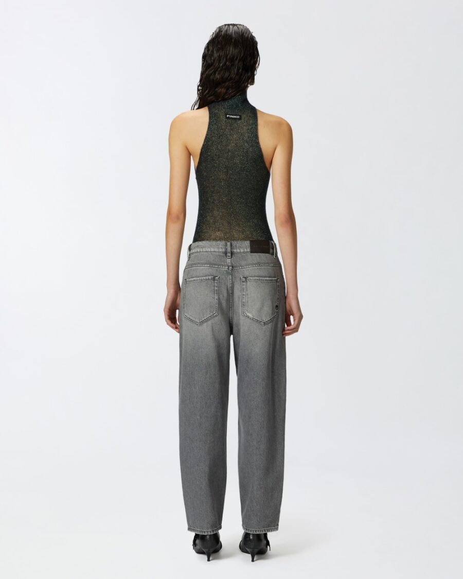 Top in mohair con collo alto lurex - immagine 5