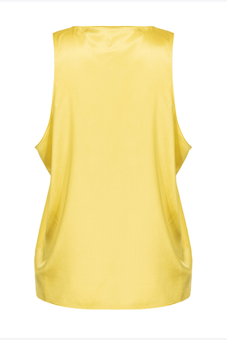 Top smanicato in satin stretch - immagine 2